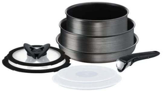 TEFAL Ingenio Titanium Fusion Non-Stick Induction 8 Piece Set, Aluminium, B