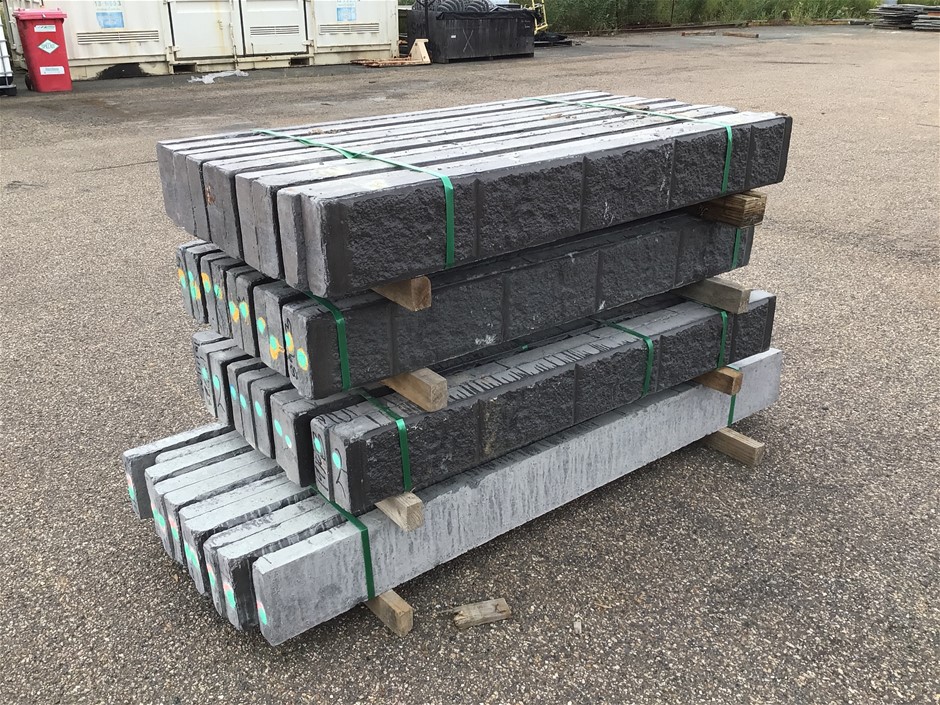 40 x Concrete Sleepers Block Look Auction (0007-7049396) | Grays Australia