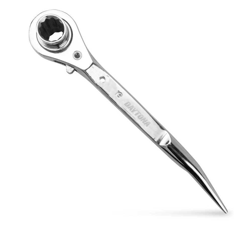 DAYTONA Stubby Ratchet Podger Spanner 19mm x 24mm. Auction (0138
