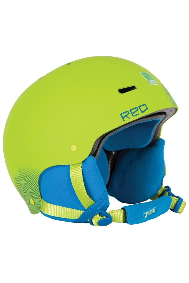 Red Trace Grom Kid's Ski Helmet
