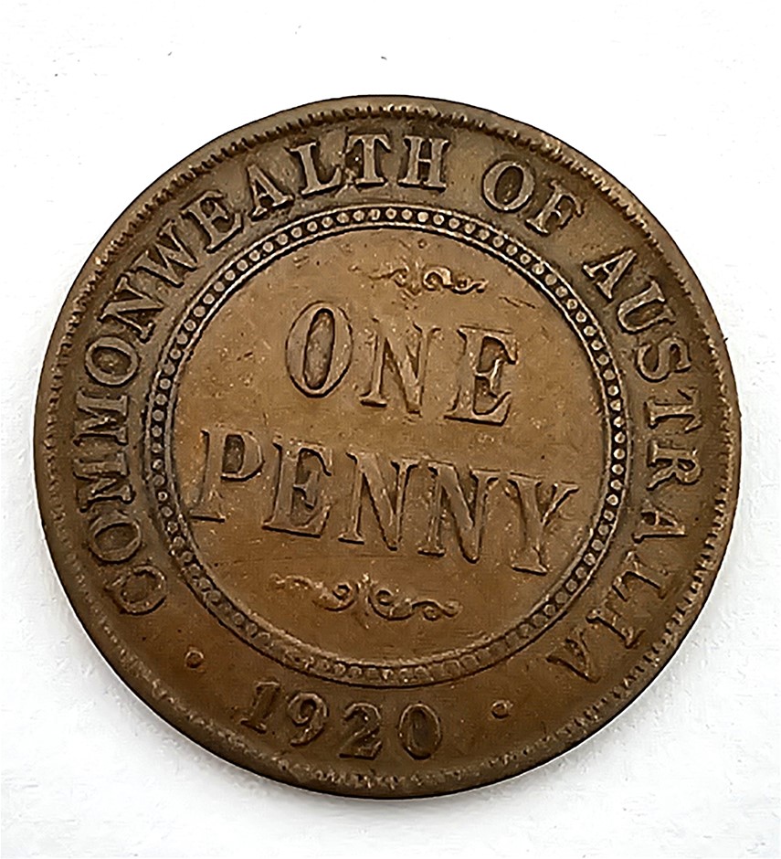 1920 Double Dot Penny Auction (0003-2558130) 