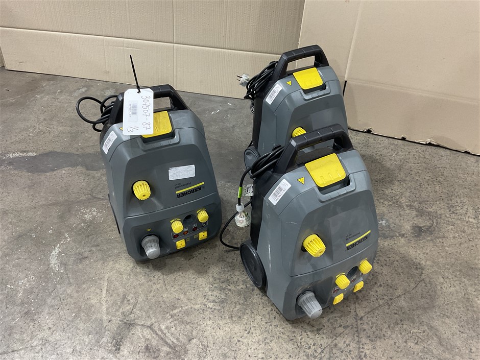 Qty= 3 Karcher Professional SG4/4 Compact Steam Cleaner Auction (0038