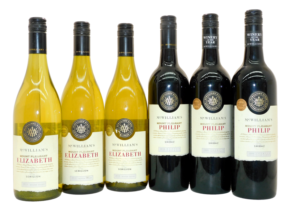 Mixed McWilliams Red & White Wine Pack (6x 750mL) Hunter Valley Auction
