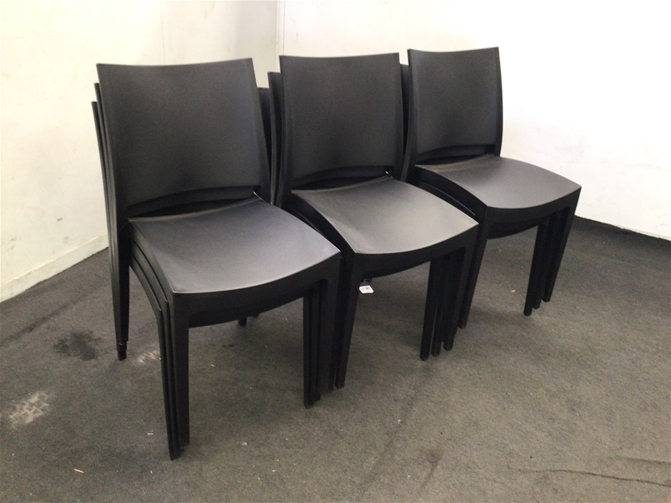 9x Specta Chair in Black Auction (0004-7049891) | Grays Australia