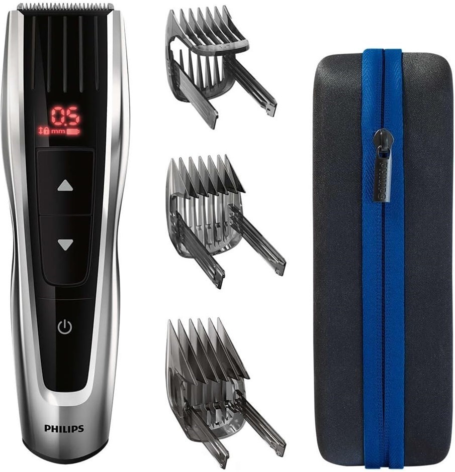 PHILIPS Hair Clipper Series 9000, Motorized Combs, 60 Length Settings, Li-I
