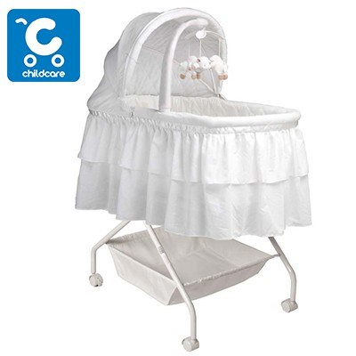 Childcare Comfort White Baby Bassinet