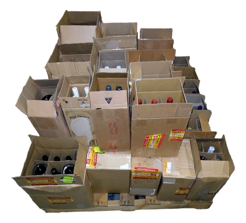 Pick Up Pallet of Wine Approx 22 Assorted Cartons of Wine Auction (0002 ...