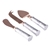 WILKIE BROTHERS Galvanised Pate Spreader, Cheese Knife Set, Rose Gold, 3pc.