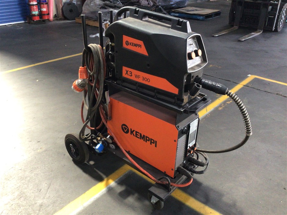 1 x KEMPPI X3 Power Source 400 MIG Welding Unit Auction (0020-7051509 ...