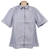 9 x TUFFWEAR Womens Button Up Collared Business Shirt, Size 24, Navy/White.