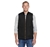 WEATHERPROOF Men's Fleece-Lined Vest, Size XL, Black. NB: writing on sewn i