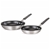 TRAMONTINA 2pc Fry Pans, 20cm & 25cm. N.B: Minor marks & scratches.