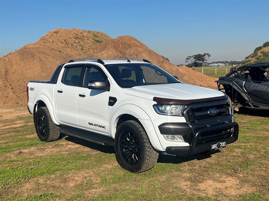 2017 Ford Ranger Wildtrak 4x4 Turbo Diesel Automatic Dual Cab Utility ...