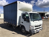 2015 Mitsubishi Canter Rigid Truck, Pump & ROPS