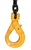 Lifting Chain Sling, Single Leg, WLL 2000kg, 8mm x 1M c/w Clevis Self Locki
