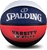 SPALDING Varsity TF-150 Outdoor Basketball, Red/White/Blue, Size 5. NB: Def