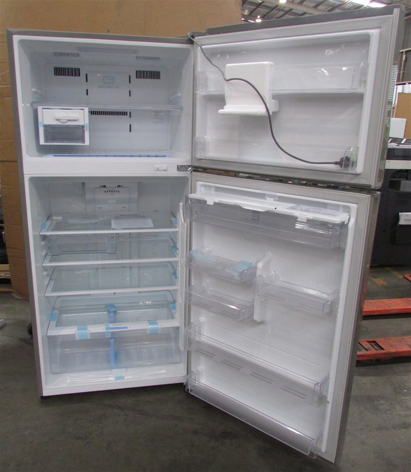 LG Single Door Upright Fridge/Freezer with water dispenser, stainless