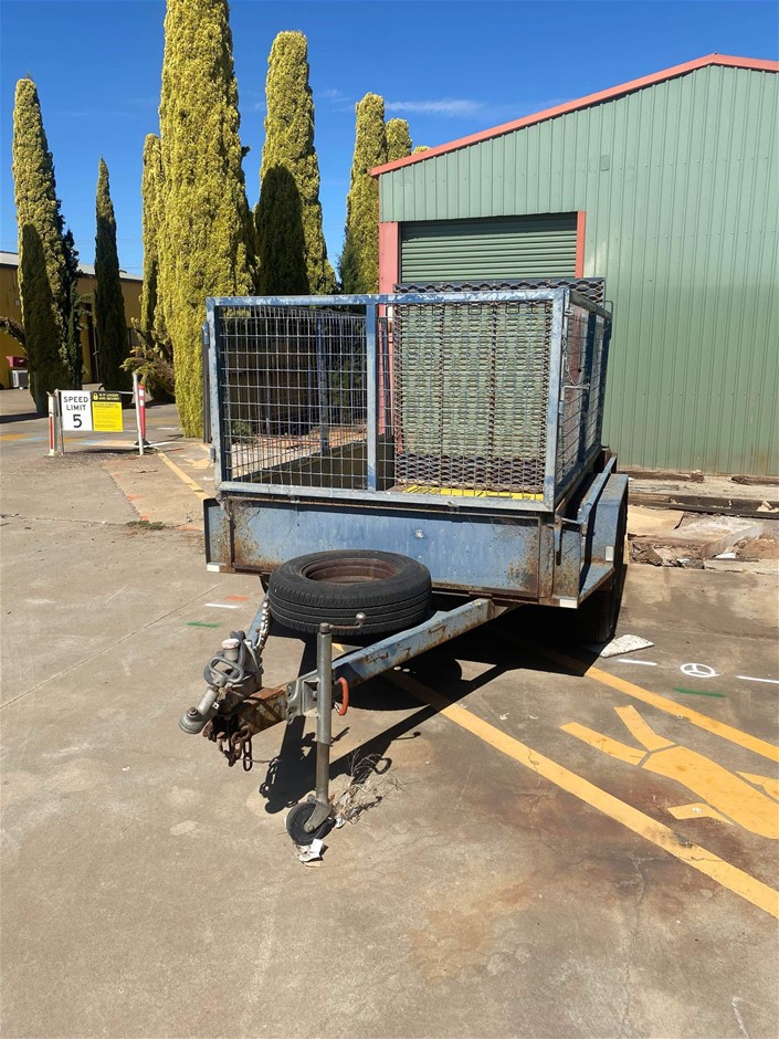 2011 Aussie Trailes 8x5 Dual Axle Caged Trailer Auction (0001-8018741 ...