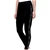DKNY Women's Sport High-Waist Logo Leggings, Size XL, 90% Cotton, Black/Whi