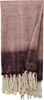 KAS Chevron Rectangle Throw, 130 x 170cm Size, Plum.  Buyers Note - Discoun