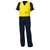 2 x WS WORKWEAR Mens Action-Back Drill Overall, Size 117S, Yellow/Navy. Bu