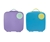 B.BOX Kids Bento Lunch Box 2 Pack Material: PP, Silicone. Colours: Ocean Br