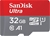 SANDISK 32GB Ultra microSDHC UHS-I Memory Card with Adapter - 120MB/s. NB: