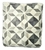 MONTE & JARDIN Luxury Collection Blanket, Polyester, Grey Diamond Pattern.