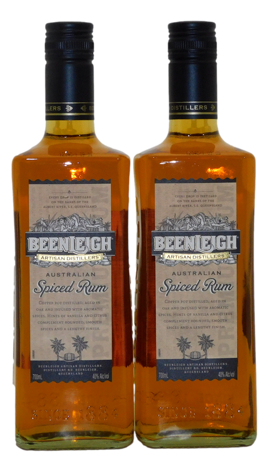 Beenleigh Spiced Rum (2x 700mL) QLD Auction (000510729076) Grays Australia