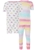 2 x SIGNATURE Girl's 4pc Pajama Set, Size 5, Cotton, Hearts. Buyers Note -