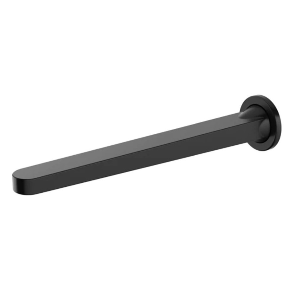 METHVEN Soft Square Bath Spout, Matte Black.