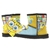 4 Pairs x TEAM KICKS Kids Ugg Boots, Sponge Bob, Size 10 UK, 100% Marino Wo