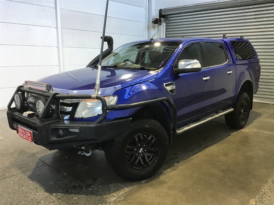 2012 Ford Ranger XLT 4X4 PX Turbo Diesel Automatic Dual Cab Auction ...