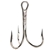 2 Packs of 25 x MUSTAD Classic 2 Extra Strong Treble Fish Hooks, Nickle. B