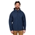SIGNATURE Men's Fleece-Lined Softshell Hooded Jacket, Size M, Blue. Buyers