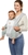 ERGOBABY All Carry Positions Baby Carrier Hip Seat with Enhanced Lumbar Sup