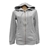 TOMMY HILFIGER Women's Fleece Hoodie w/ Gold Zip, Size M, 60% Cotton, 069 S