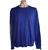 CALVIN KLEIN Men's Supima Sweater, Size XL, 100% Cotton, Sodalite Blue (502