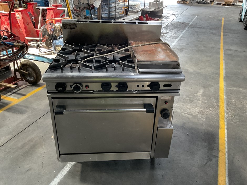 Comcater 4 Burner With Griddle And Oven (Parts Only) Auction (0007 ...