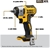 DEWALT 20V MAX* XR Cordless Impact Wrench, 3/8-Inch, Tool Only (DCF890B).