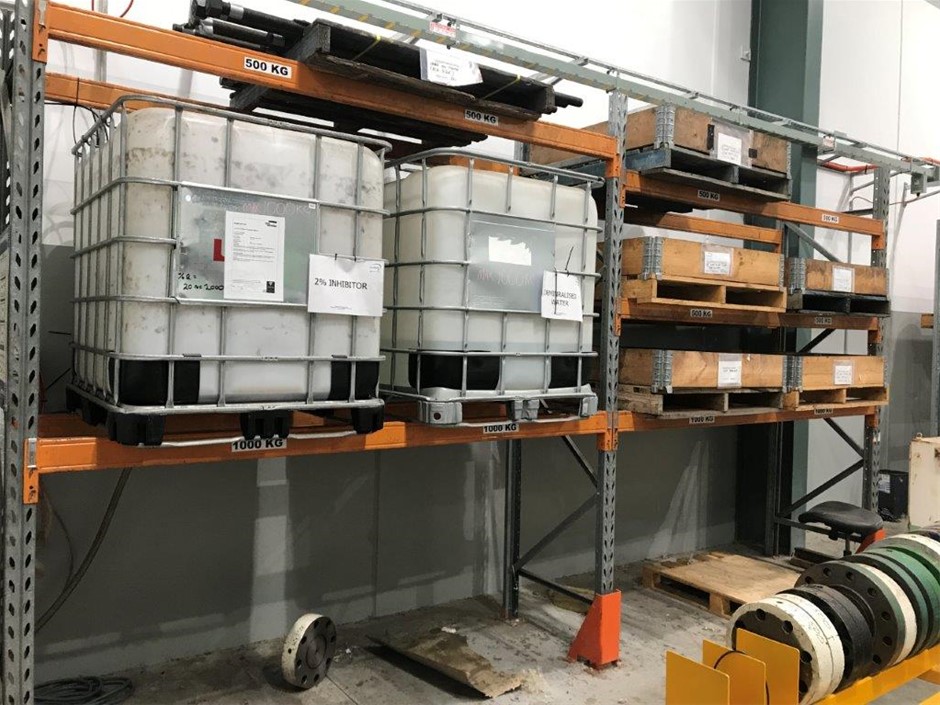 2x 2 Bay Colby Pallet Racking Auction (0084-3029273) | Grays Australia