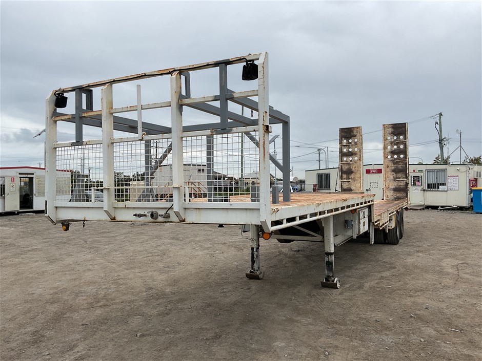 2000 Integrated Trailer Technology HXW ST2 Tandem Drop Deck Trailer ...