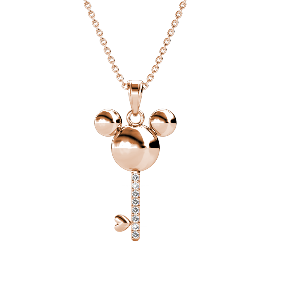 Elegant 18K Rose  Gold  plated   Necklace