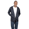 SIGNATURE Men's Hooded Fleece Jacket, Size L, Navy.  Buyers Note - Discount