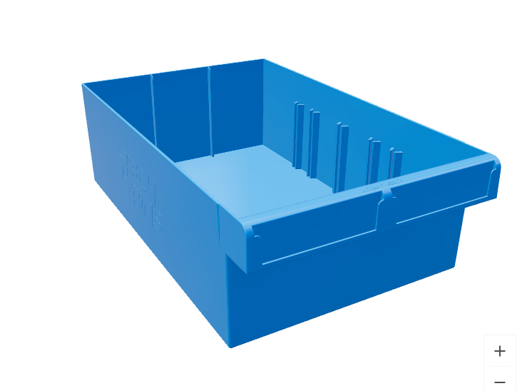 256 x Aplus Plastic Storage Tech Bins Mixes Sizes Brand New Auction ...