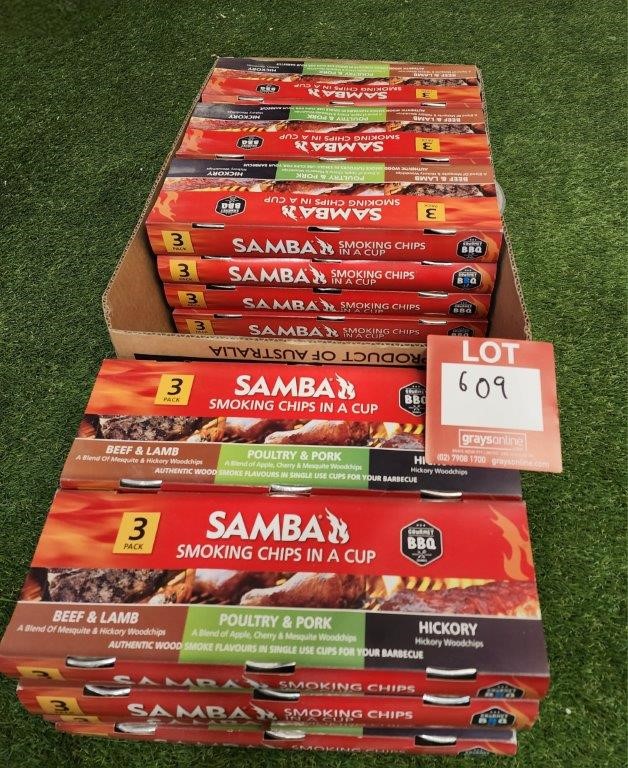 23x 3Pk Samba Smoking Chips Auction (06095056652) Grays Australia
