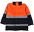WORKSENSE Hi-Vis Polyester Jacket, Size S, Fire Retardant Cotton Quilted wi