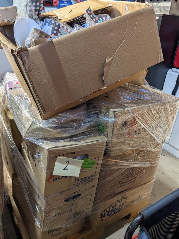 Pallets of Homewares & Party Supplies - VIC Pickup