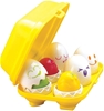 2 x TOMY Hide & Squeak Eggs. NB: Both packs have slightly damaged boxes.
