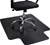 MIND READER PVC Office Chair Mat, 120.7x90.2x0.3cm, Black. NB: Slightly dam